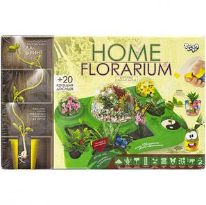 Набір "HOME FLORARIUM" укр, для вирощування рослин HFL-01-01U ДТ-ЗІ-16-04 MZOPT, фото 1