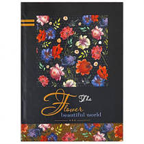 Блокнот А5 Коленкор 64 аркуша "ELEGANCE", тверда обкладинка 001966/000921 MZOPT, фото 5