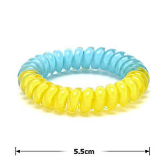 Гумки для волосся пружинки (спіральки) Ø 5.5 см 20 шт./пач. глянсова