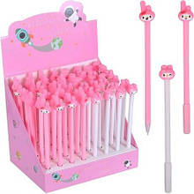 Ручка гелева 6036 "Зайчата" синя MZOPT