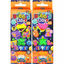 Набір для творчості "BUBBLE CLAY "FLUORIC" 6кол укр BBC-FL-6-01U,02U MZOPT
