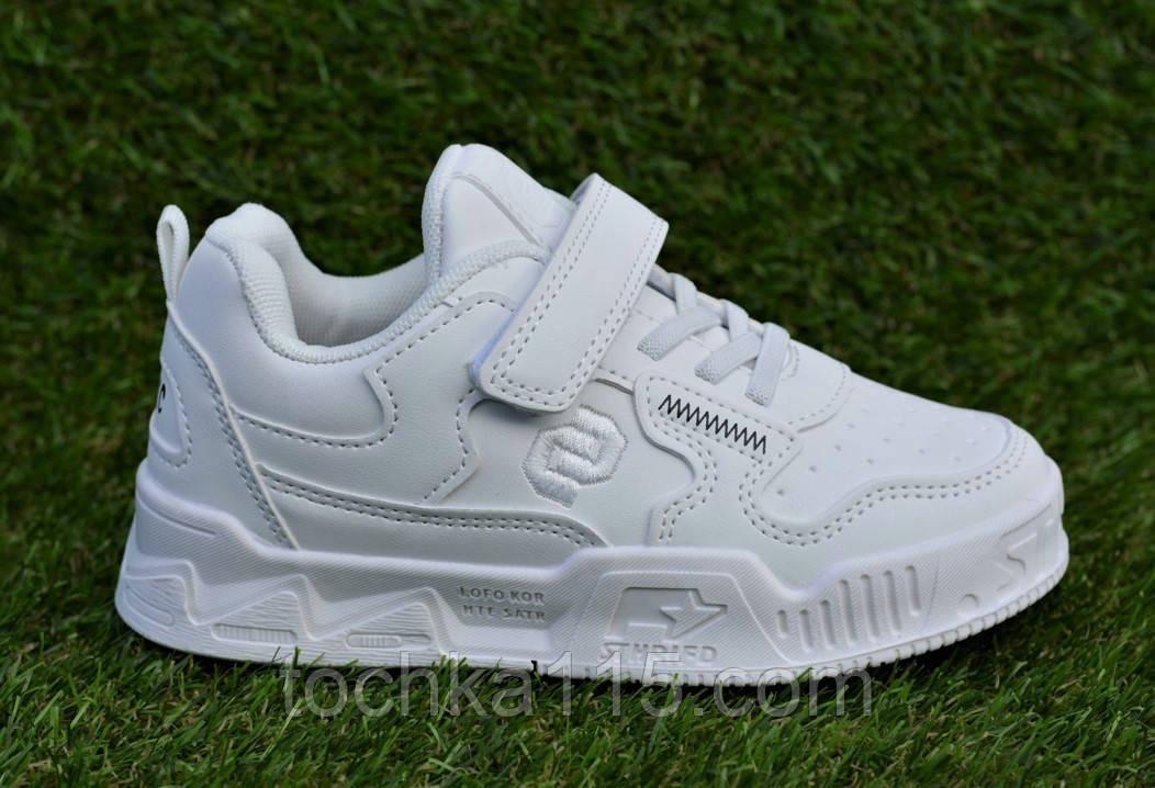 Стильні дитячі кросівки Jong Golf jordan white білі р 35