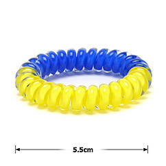 Гумки для волосся пружинки (спіральки) Ø 5.5 см 20 шт./пач. глянсова