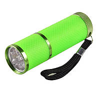Лампа ліхтарик для манікюру Зелений (на батарейках)