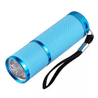 Лампа ліхтарик для манікюру Блакитний (на батарейках)