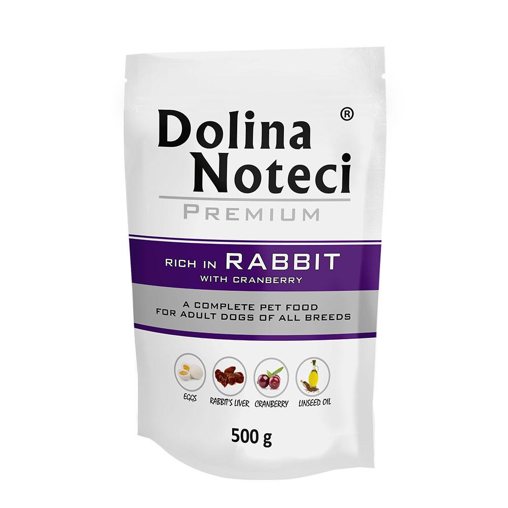 Dolina Noteci Premium (Долина Нотечі) консерви вологий корм для собак з кроликом і журавлиною 500 г х 10 шт.
