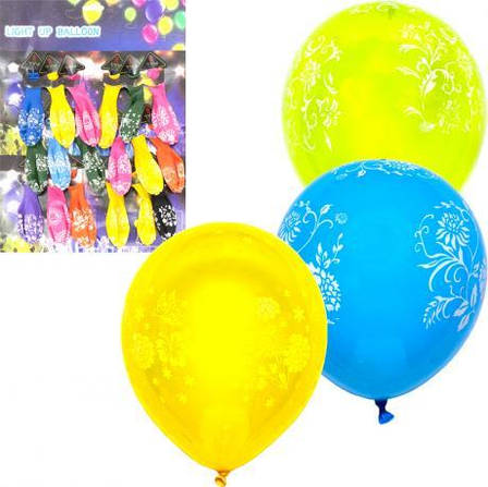 Набір кульок 18шт "Light up balloon" світяться 26-3, фото 2