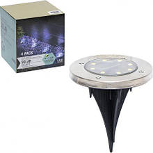 Садовий ліхтар на сонячній батареї 489-2 LED8 D12см MZOPT