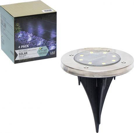 Садовий ліхтар на сонячній батареї 489-2 LED8 D12см MZOPT, фото 1