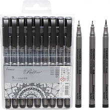 Набір лінерів чорних "Raffine" 8+1 MARCO MZOPT