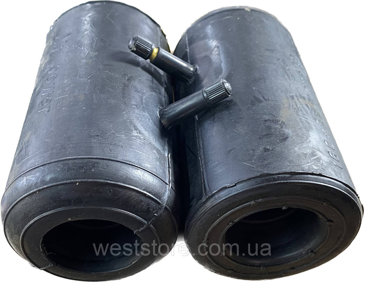 Пневмоподушки в пружини іномарки (з 2 виїмками) 85х160, фото 1