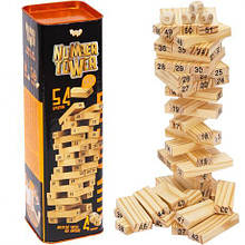 Розвиваюча настільна гра "NUMBER TOWER" УКР./рос NT-01U MZOPT