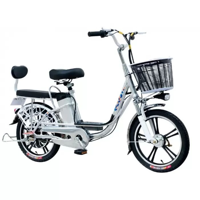 Електровелосипед Green Giant 18" (600 W 48 V16 Ан) Сірий