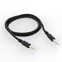 DR AUX кабель TRS 3.5 - TRS 3.5 (B Class) 1m без упаковки черный