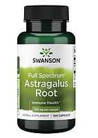 Корень Астрагала полного спектра от Swanson, Astragalus Root, 470 мг, 100 капсул