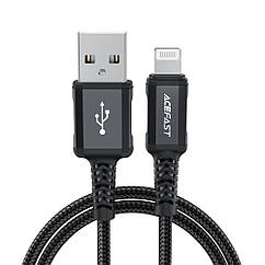 YUF Кабель Acefast C4-02 USB to Lightning 1.8m black