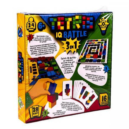 Настільна розважальна гра "Tetris IQ battle 3in1" УКР G-TIB-02U, фото 2