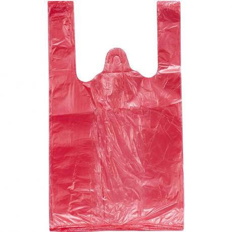 Пакет поліетиленовий майка №1 ЭКО червона MZOPT, фото 1