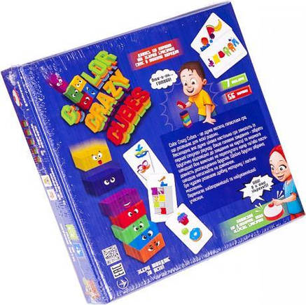 Розвиваюча настільна гра "Color Crazy Cubes" укр. CCC-02-01U, фото 2