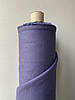 Фіолетова сорочково-платтєва лляна тканина, колір 915/543, фото 2