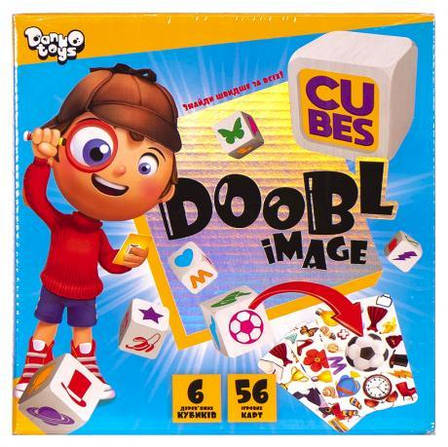Настільна розважальна гра "Doobl Image Cubes" укр DBI-04-01U ДТ-МН-14-51, фото 2