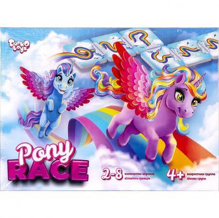 Настільна розважальна гра "Pony Race" G-PR-01-01 ДТ-БИ-07-82, фото 2