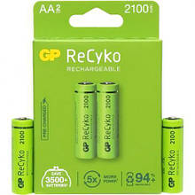 Акумулятор GP NiMH 1.2V 210AAHCE-2EB2 ReCyko GP-186431