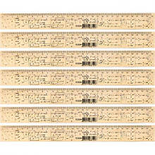 Лінійка 30см дерев'яна "Геометрія" MZOPT