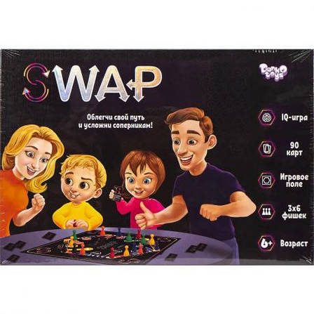 Настільна інтелектуальна гра "Swap" рос G-Swap-01-01 ДТ-БИ-07-87, фото 2