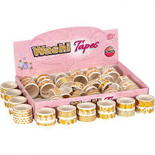 Скотч декоративний паперовий 1,5см*2,5м №76 MZOPT