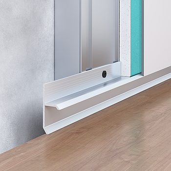 Плінтус тіньового шва FSPRO 20 мм алюмінієвий 2,5 м Без покриття (F1.2015)