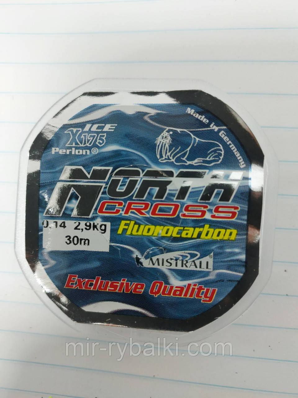 Леска Mistrall Fluorcarbon 30m 0.14mm