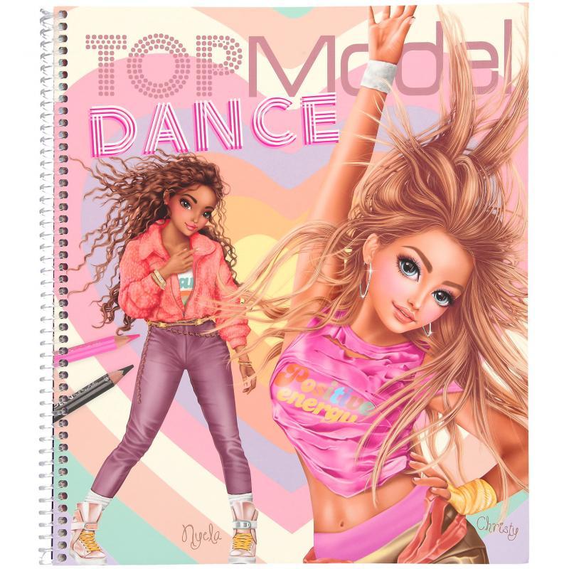 Розмальовка із наклейками Top model DANCE Топ Модел набір для творчості Танці (11877)