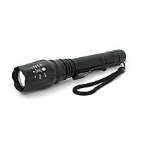 DR-ліхтар ручний Watton WT-241, 1LED Cree Q5, 3 W, 5 режимів, ZOOM, 2х18650/2800mah, Black, IP44, ЗЗП + АЗП,