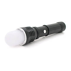 DR-ліхтар ручний Watton WT-282, 1LED CREE Q5, 3 W, 2 режими, ZOOM, 18650 / ААА / 1300mah, Black, IP40, СЗП + АЗП,