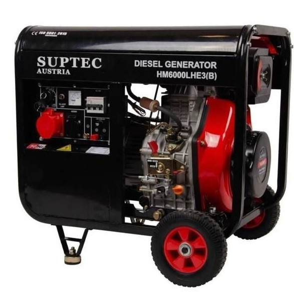 Дизельний 3-фазний генератор 6 кВт Suptek Diesel HM 6000 LHE3