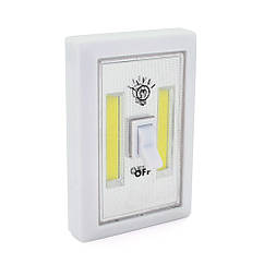 DR Світильник настінний POWERMASTER SL-606, з вмикачем, 2 LED, 3 типи кріплення, 3xAAA, Blister