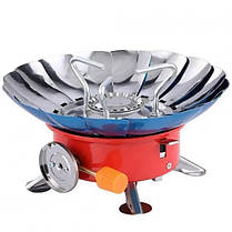 Похідний портативний газовий пальник із п'єзопідпалом K203, Плитка туристична газова, Кемпінгова плита, фото 5