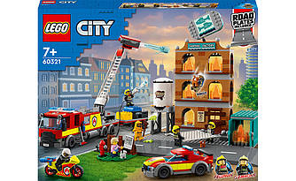 Конструктор LEGO City Пожежна бригада 766 деталей