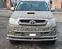 Кенгурятник  (нерж) Toyota Hilux 2006-2015