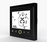 Комнатный термостат MOES Tuya Wi-Fi Smart Life, Google Home терморегулятор температуры газового котла ЧЕРНЫЙ