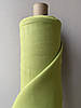 Салатова лляна тканина, 100% льон, колір 911/170, фото 4