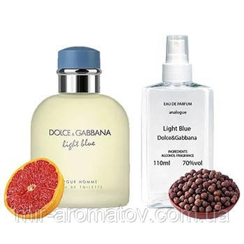 №53 Мужские духи на разлив  Dolce&Gabbana Light Blue For Man  110мл