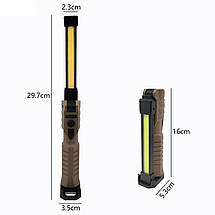 Ліхтар кемпінг WL-08-XPE+COB (white+yellow+red), power bank, магніт, затискач, гак, фото 6