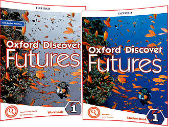 Oxford Discover Futures 1. Student's+Workbook. Комплект книг з англійської мови. Підручник+Зошит. Oxford