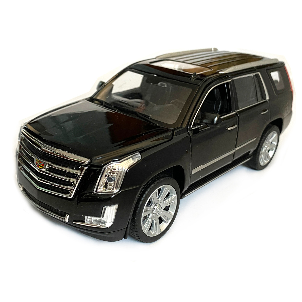 Игрушечная машинка металлическая 2017 Cadillac Escalade Кадилак Welly NEX, черный, инерция, открываются двери, - фото 4 - id-p1742691732