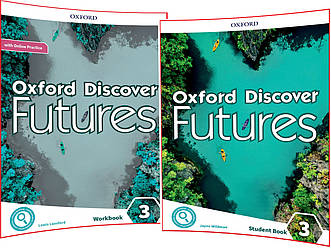 Oxford Discover Futures 3. Student's+Workbook. Комплект книг з англійської мови. Підручник+Зошит. Oxford