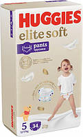 Трусики-подгузники Huggies Elite Soft Pants 5 12-17 кг 34 шт
