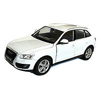 Іграшкова машинка металева Audi Q5 Welly NEX, біла, нерція, відкр двері, капот, 20*7*9см, 22518W, фото 3