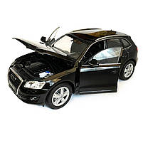 Іграшкова машинка металева Audi Q5 Welly NEX, чорна, нерція, відкр двері, капот, 20*7*9см, 22518W, фото 6